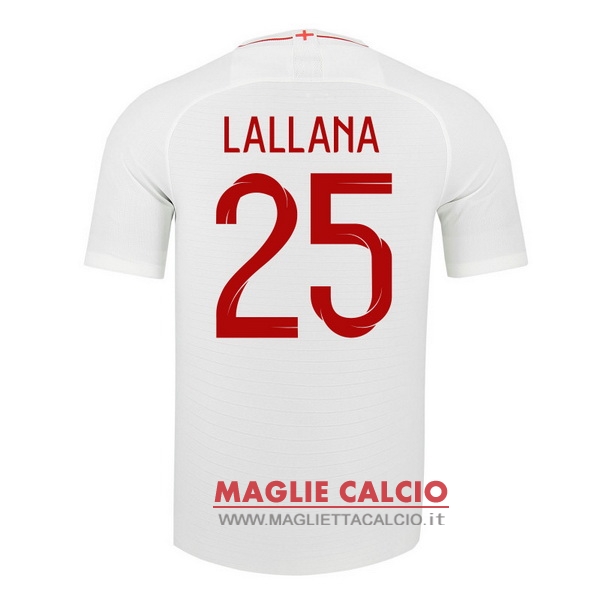 nuova maglietta inghilterra 2018 lallana 25 prima